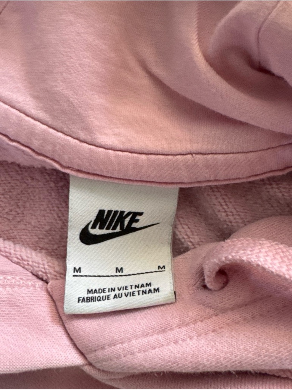 Nike Women’s Hoodie - Light Pink - size Medium - Picture 3 of 5